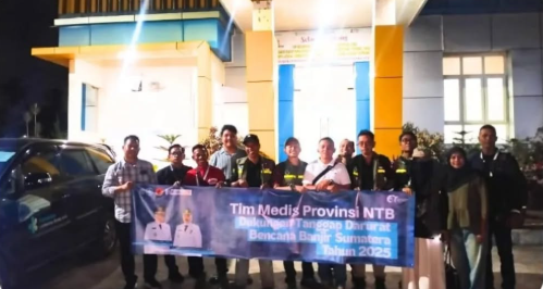Tim Medis NTB telah sampai di Aceh